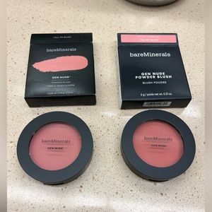 Lot of (2) Bare Minerals Gen Nude Powder Blush NEW